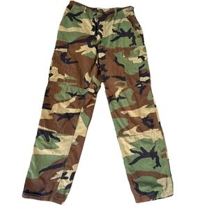 US Military Camo Pants Mens Sz S Reg Trousers Hot‎ Weather Woodland Cargo Combat